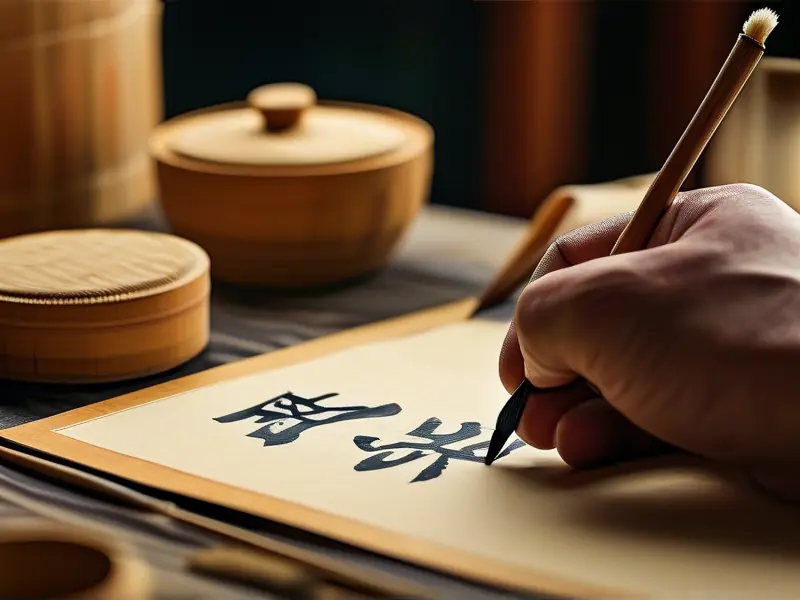 酿字的正确书写方法展示