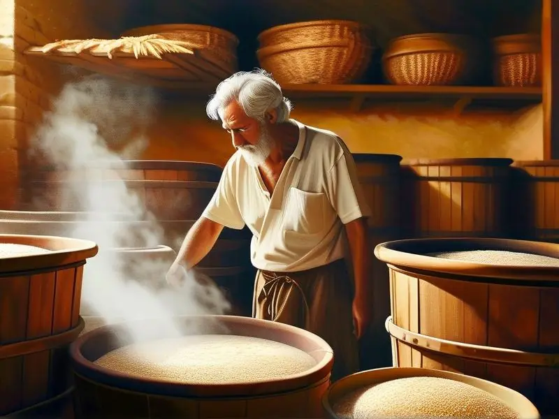 传统酿酒工艺现场实拍：发酵与蒸馏关键环节