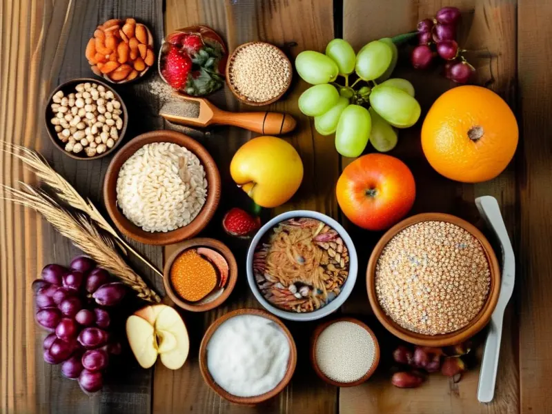 传统与现代酿酒原料展示