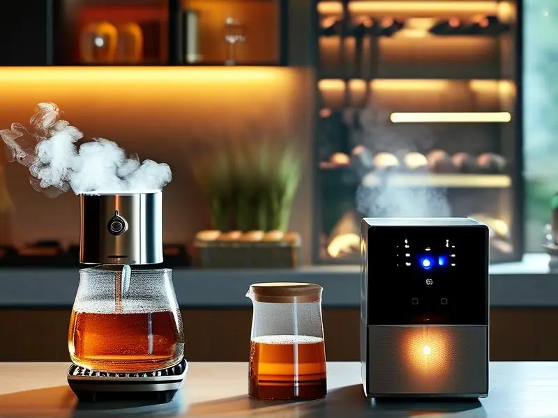 多品牌家用酿酒机实景对比图