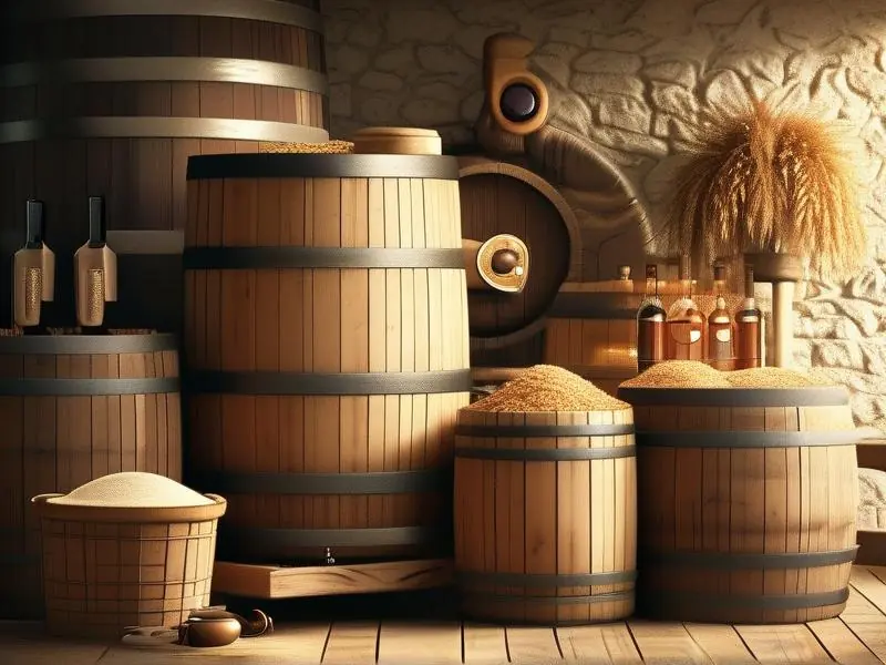 传统安全酿酒过程展示