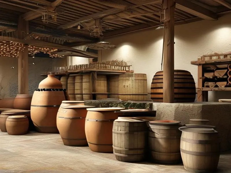 传统酿酒设备展示图