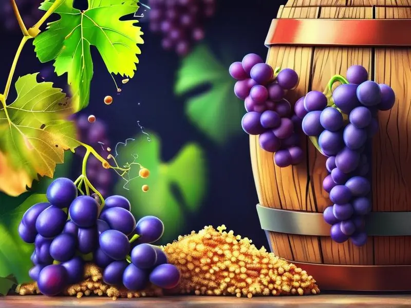 酿酒发酵过程微观变化示意图