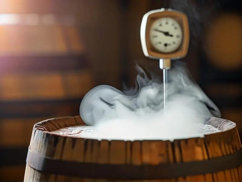 传统酿酒发酵过程实拍图