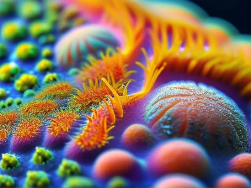 酿酒过程中使用的各种微生物显微照片