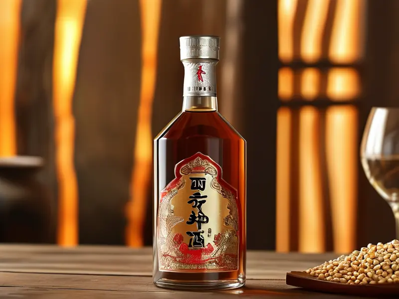 酿神52度浓香型白酒展示图