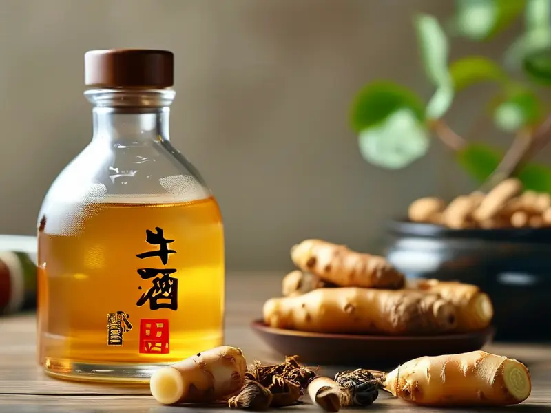 牛古大力泡酒成品展示