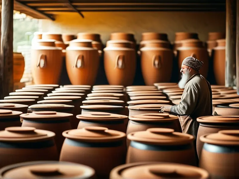浓香白酒窖池发酵过程实拍