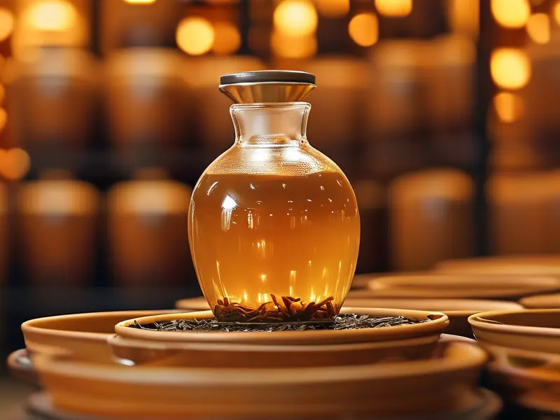 普洱茶酒发酵过程实拍图