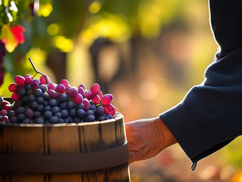 葡萄酒制作选材过程