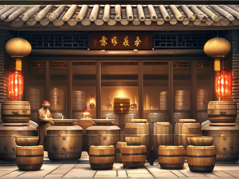 清香型白酒完整酿造工艺流程示意图