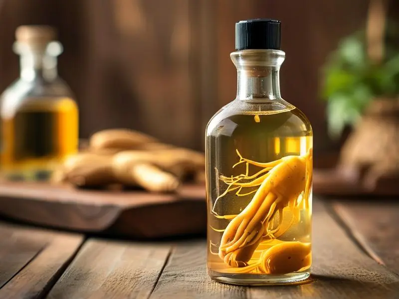 人参泡酒成品展示