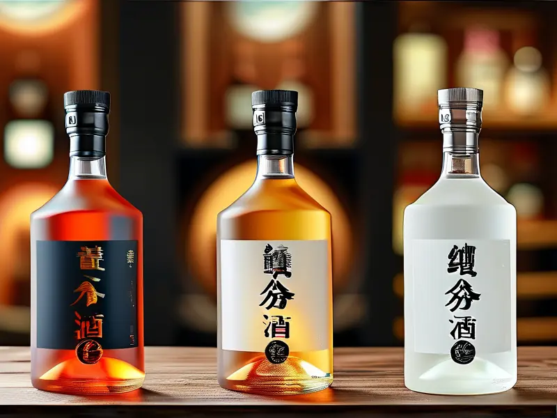 纯粮白酒与勾兑白酒的对比鉴别图