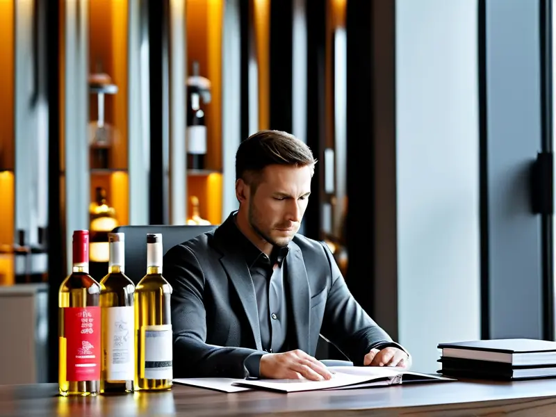 白酒招商商务人士查看资料