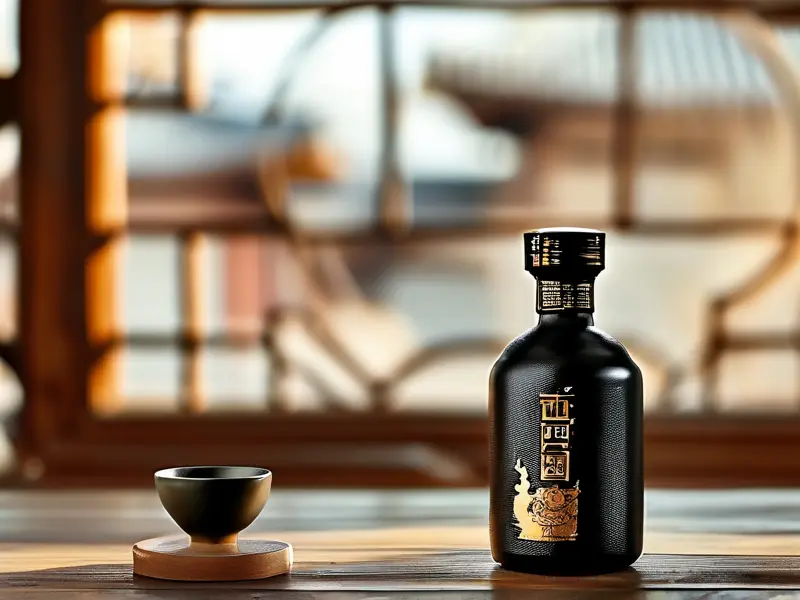 陕西杜康酒52度浓香型白酒展示
