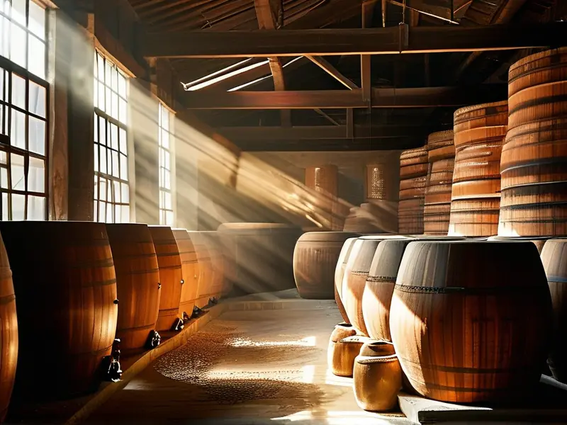 陕西杜祖酿造酒业有限责任公司传统酿酒车间实景