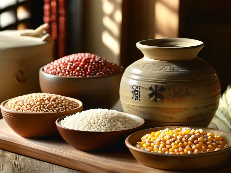 五种适合酿酒的粮食原料展示