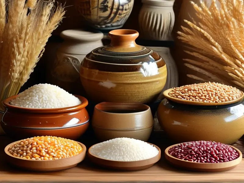 五种适合酿酒的粮食原料展示
