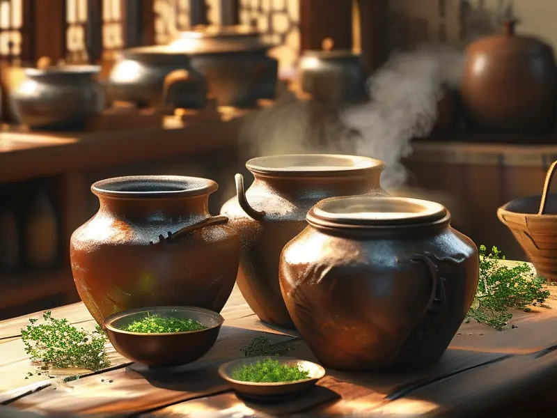 天命奇御游戏中的传统酿酒场景展示