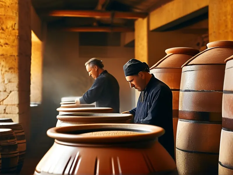 酿酒师对比同香型白酒的发酵过程
