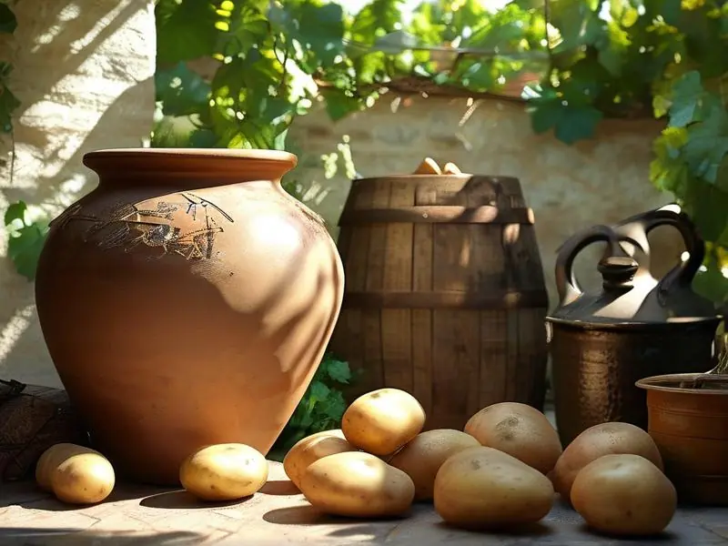 传统土豆酒酿制场景展示