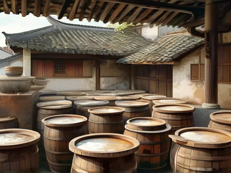 温州传统白酒酿造工艺实拍