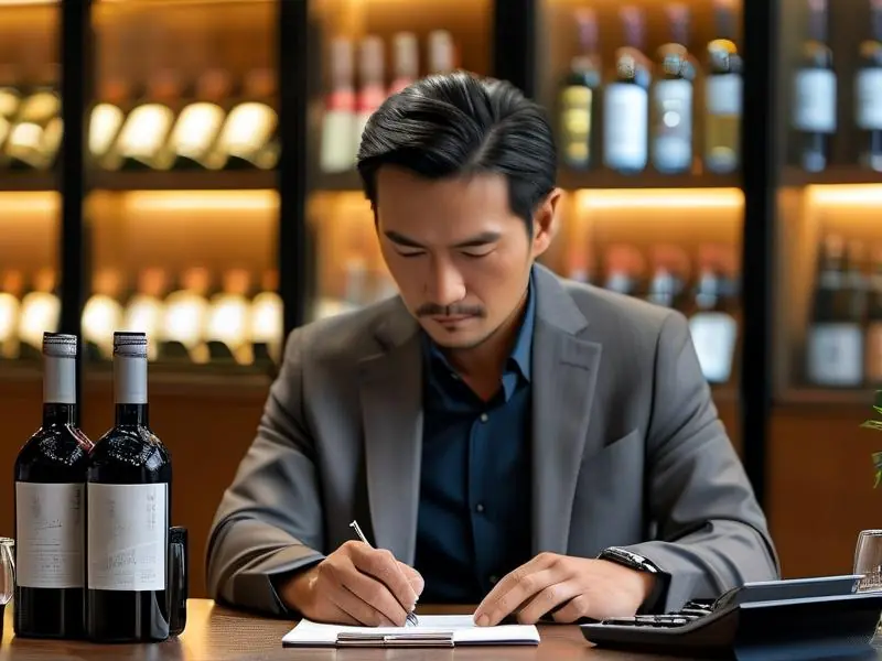 白酒代理商务洽谈场景