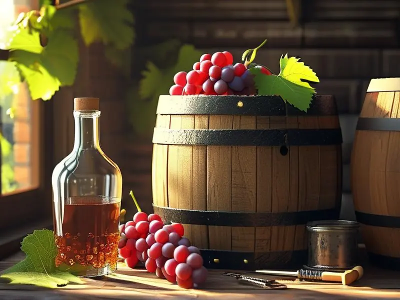 家庭酿酒设备与原料实拍图