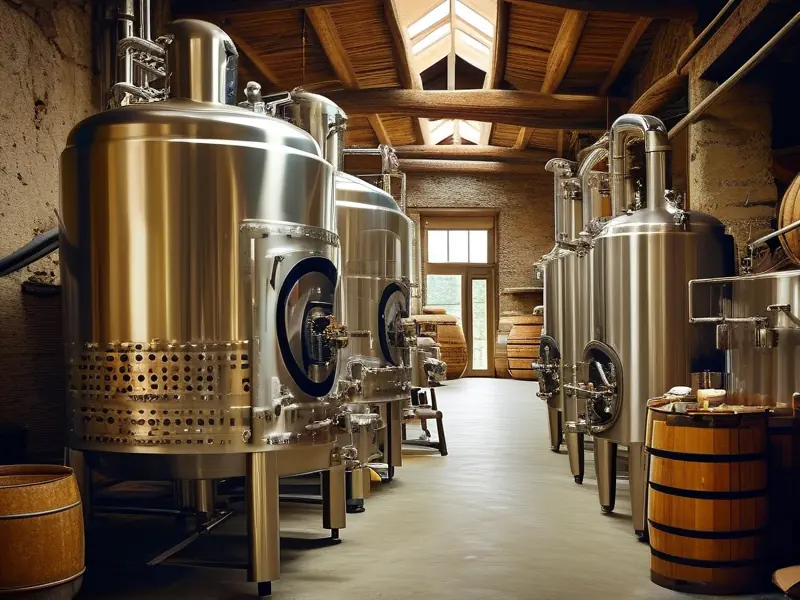 小作坊白酒酿造设备实景展示图