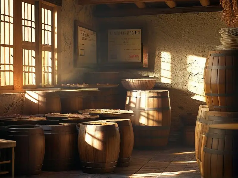 传统乡村小作坊酿酒实景展示