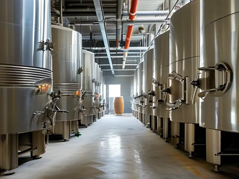 新疆麦泉白酒酿造车间内景展示传统工艺与现代设备的结合