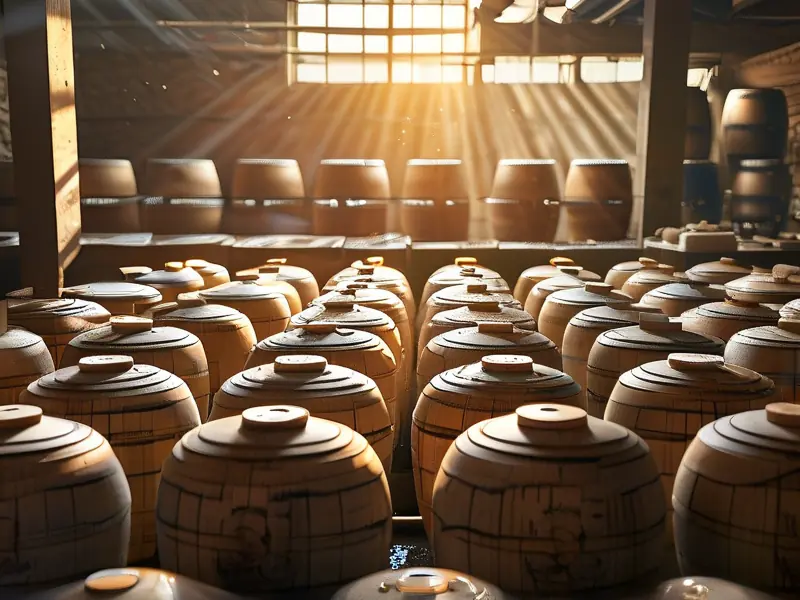 洋河酒传统酿造工艺现场展示