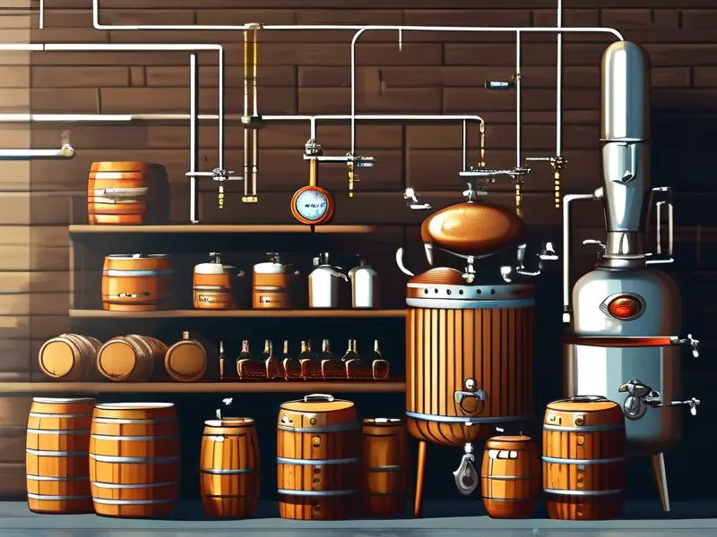 酿酒设备展示图