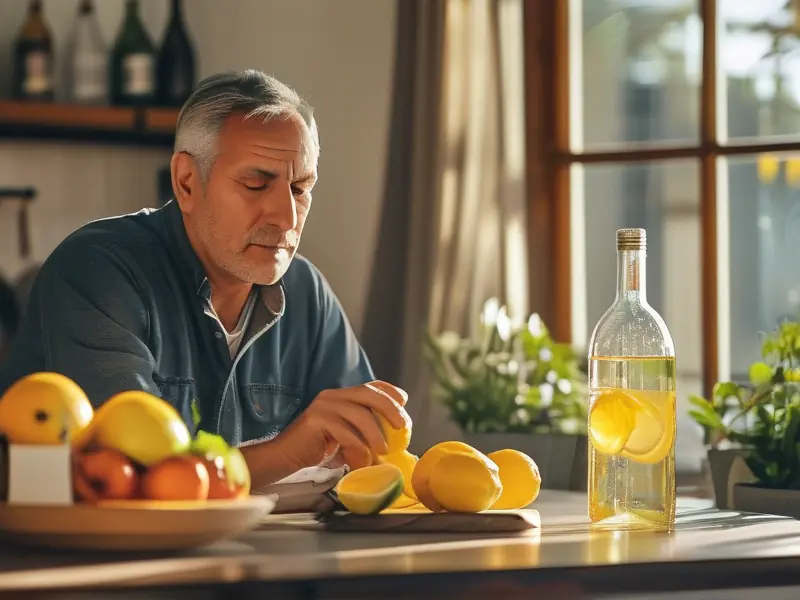 用健康饮品替代酒精的介酒方法示意图