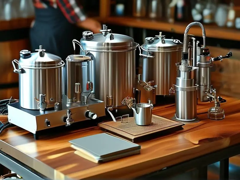 小型酿酒设备实景展示