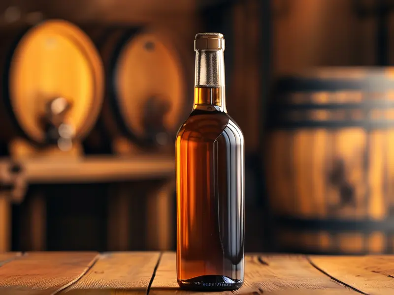 原浆纯粮酿造酒特写展示