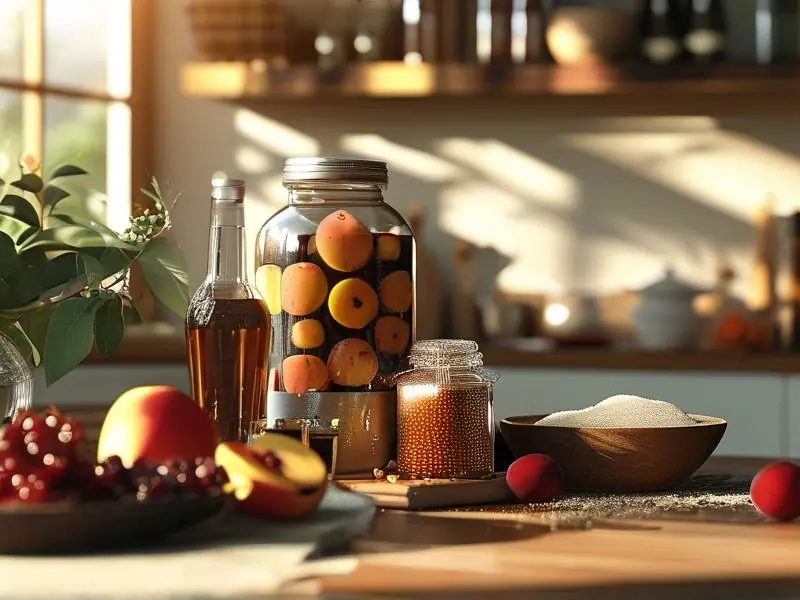 家庭自酿酒所需工具和原料展示