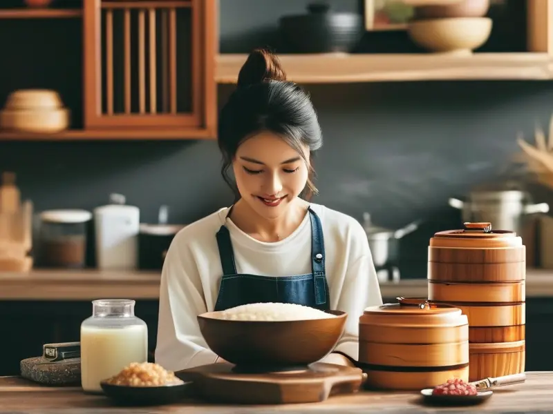 家庭自制米酒视频教程实拍