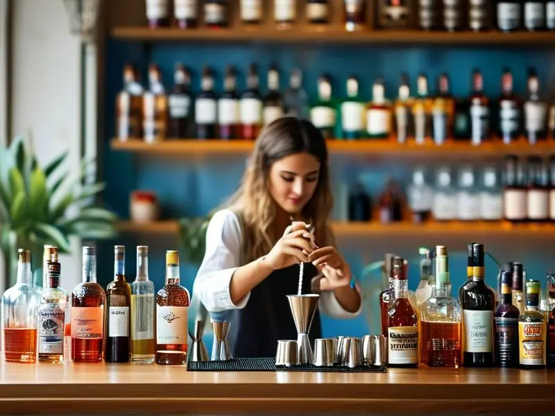 专业调酒培训学校教学场景