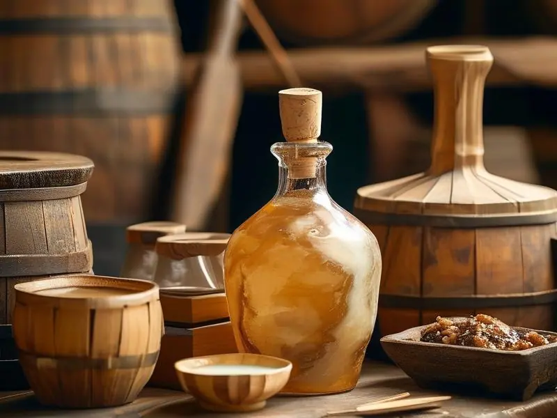 猪油泡酒制作过程展示
