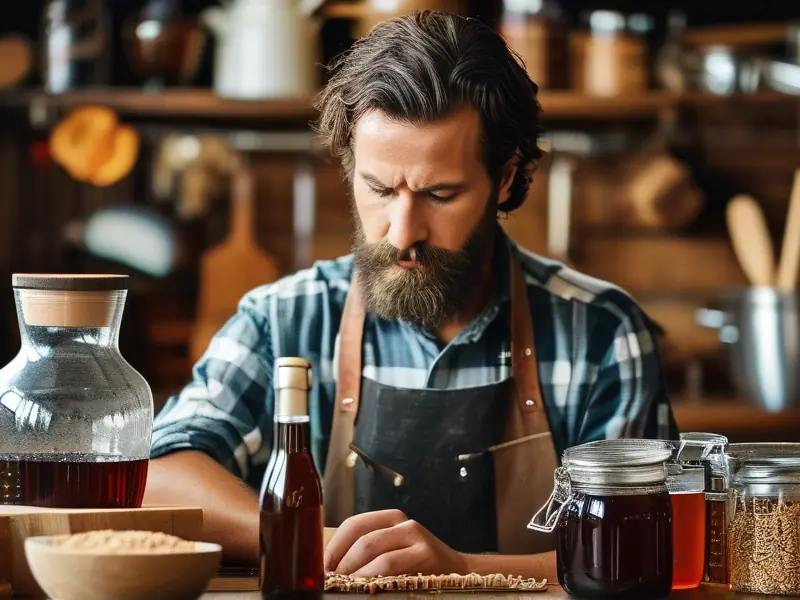 家庭酿酒过程实拍