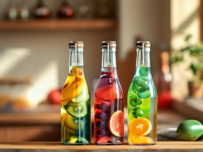 自制水果酒保存展示图