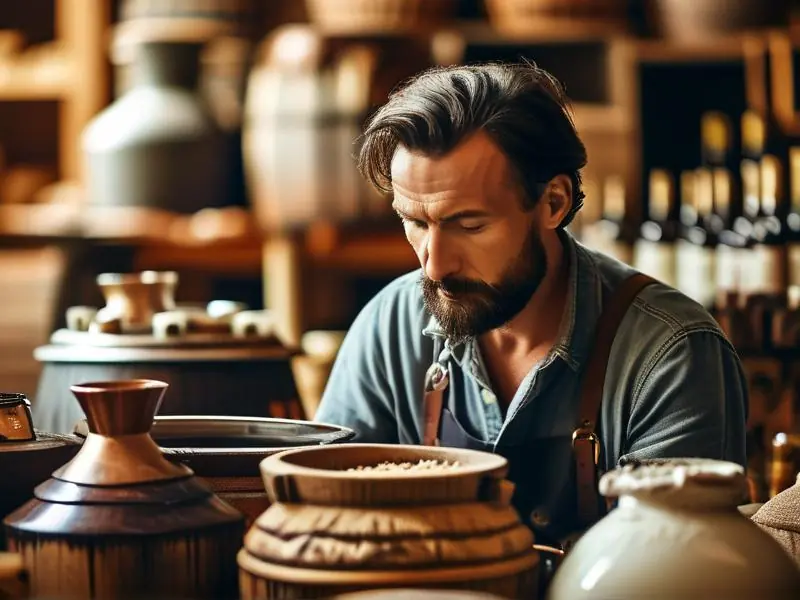 专业酿酒师指导自酿白酒脱醇过程