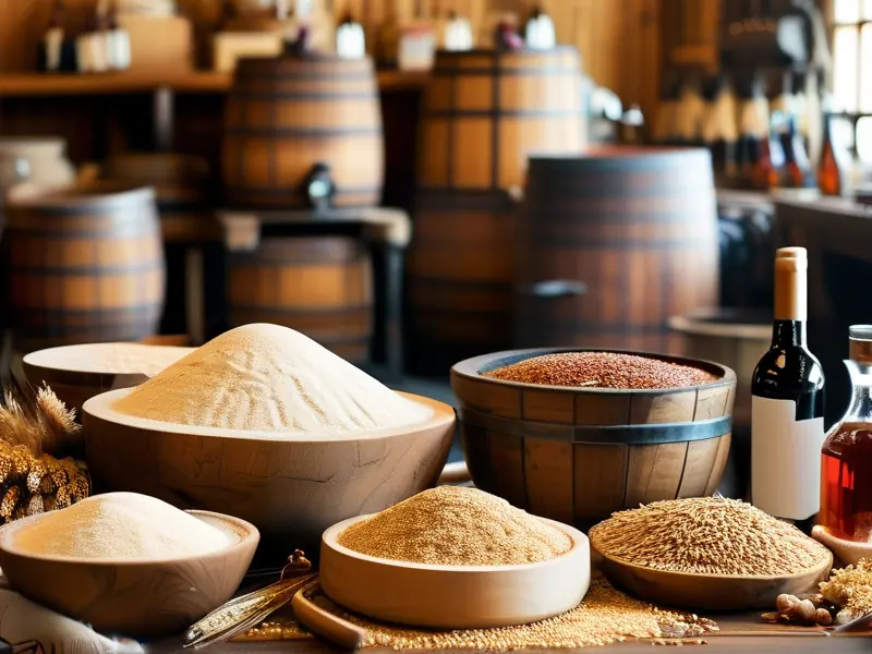 粮食酒酿造过程展示