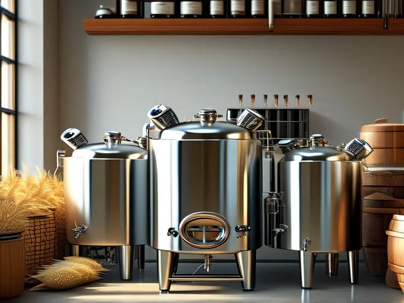 200斤容量不锈钢酿酒设备套装展示