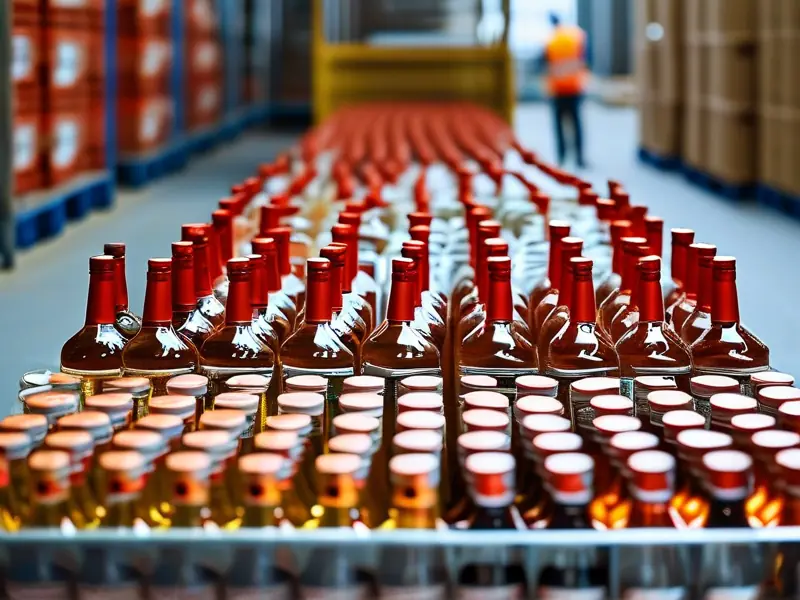 白酒出口俄罗斯包装及报关文件准备现场