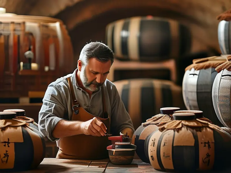 酿酒师封坛白酒的步骤演示