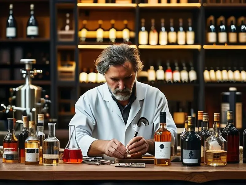 酿酒师勾兑白酒的正确方法