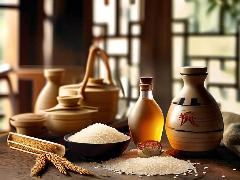 高粱、大米、玉米等白酒酿造原料对比