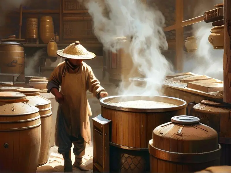 传统白酒酿造工艺现场展示